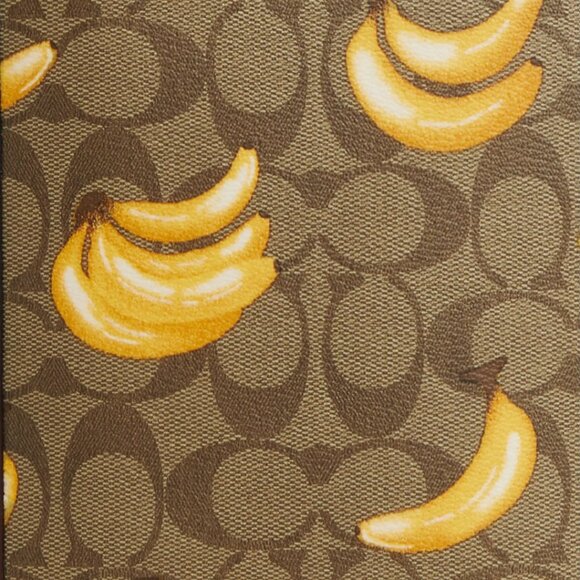 🍌 Coach Sullivan Pack In Signature Canvas With Banana Print - Picture 5 of 6